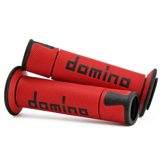 Domino Handlebar Grips Red/Black - A45041C4042B7-0