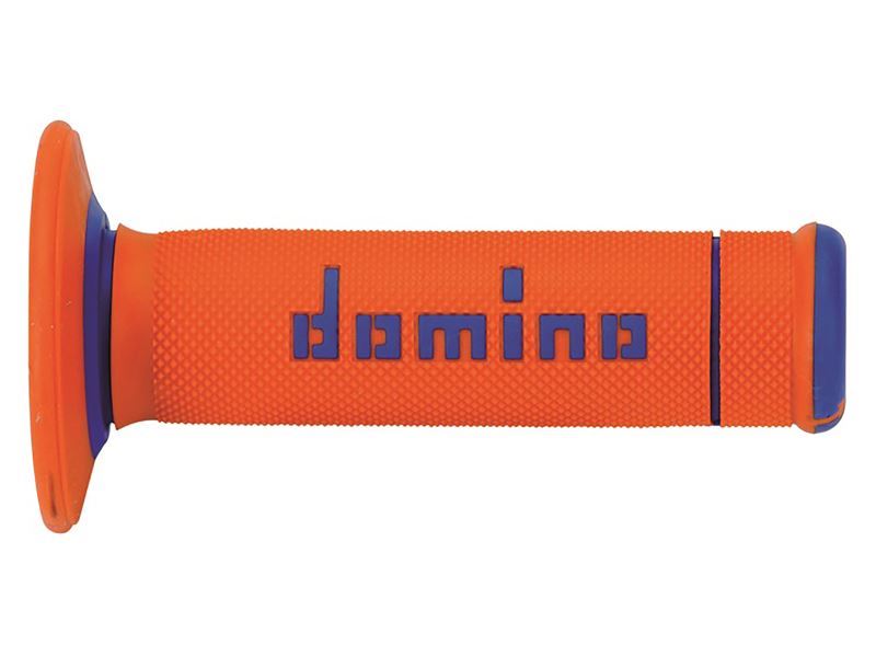 Domino Off Road Handle-Bar Grips OrangeBlue-A19041C4845A7