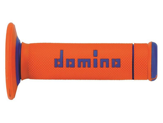 Domino Off Road Handle-Bar Grips OrangeBlue-A19041C4845A7
