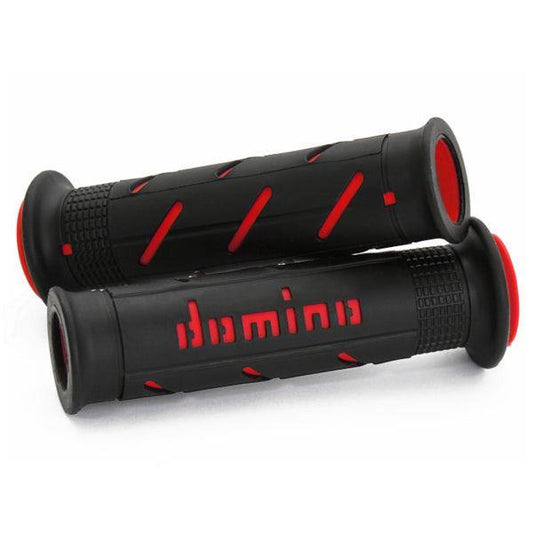 Domino Handlebar Grips A250 - BlackRed (A25041C4240B7-0)