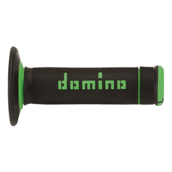 Domino Handlebar X-Treme Grips A190 - Black/Green (A19041C4440A7-0)