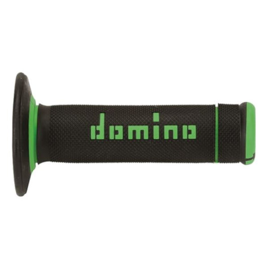 Domino Handlebar X-Treme Grips A190 - Black/Green (A19041C4440A7-0)