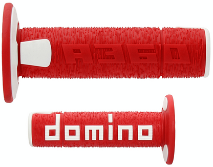 Domino Off-Road Grips Red/White (A36041C4246A7-0)