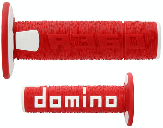 Domino Off-Road Grips Red/White (A36041C4246A7-0)