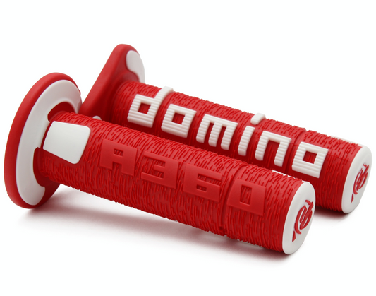 Domino Off-Road Grips Red/White (A36041C4246A7-0)