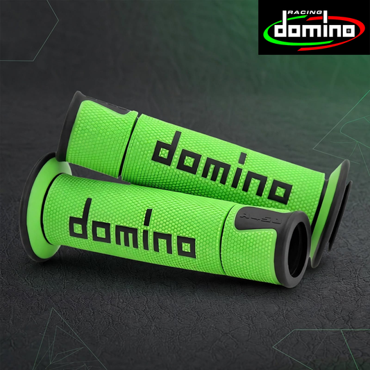 Domino Handlebar Grips A450 - GreenBlack (A45041C4044B7-0)