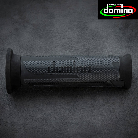 Domino Handlebar Grips AnthraciteTourism Black - A35041C4070C7-0
