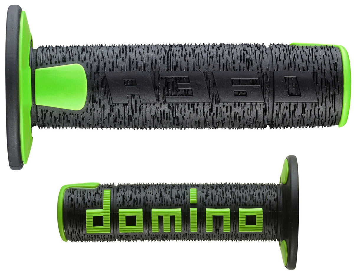 Domino Handlebar Grips Black/Green - A36041C4044A7-0