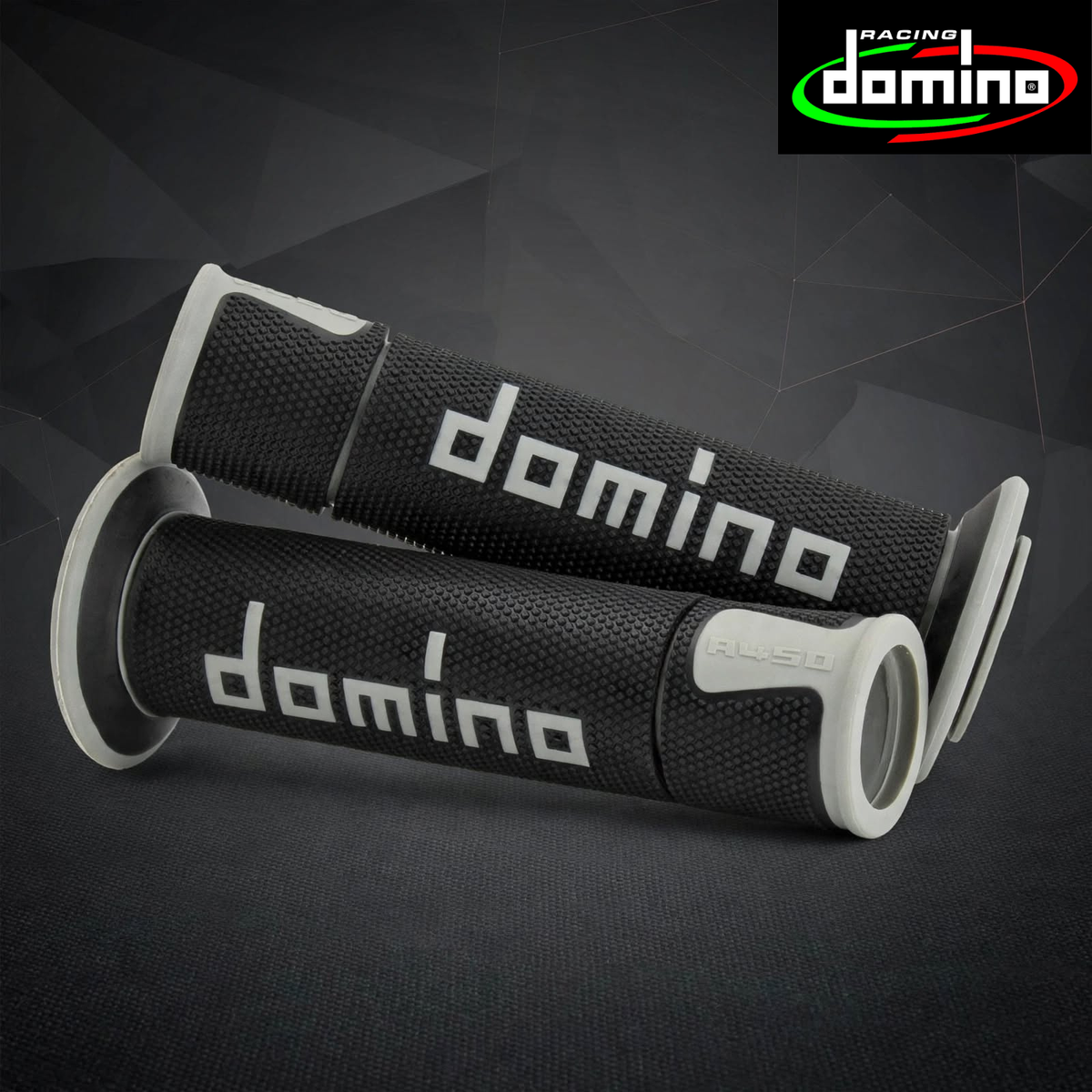 Domino Handlebar Grips BlackGrey - A45041C5240B7-0