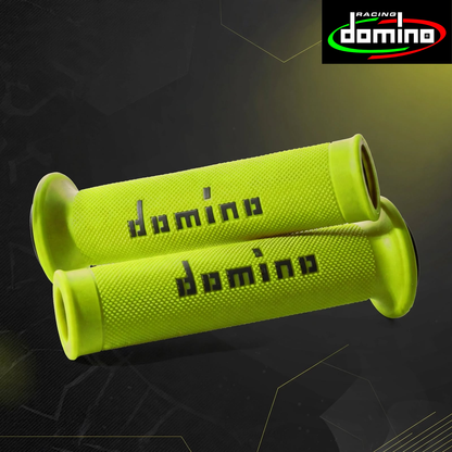 Domino Handlebar Grips Fluo YellowBlack - A01041C4050B7-0