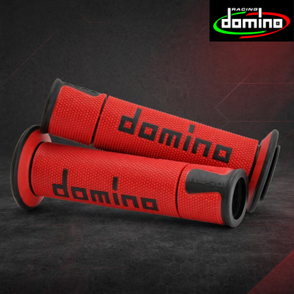 Domino Handlebar Grips RedBlack - A45041C4042B7-0