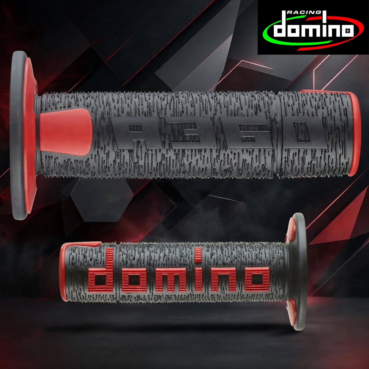 Domino Off-Road Grips BlackRed (A36041C4042A7-0)
