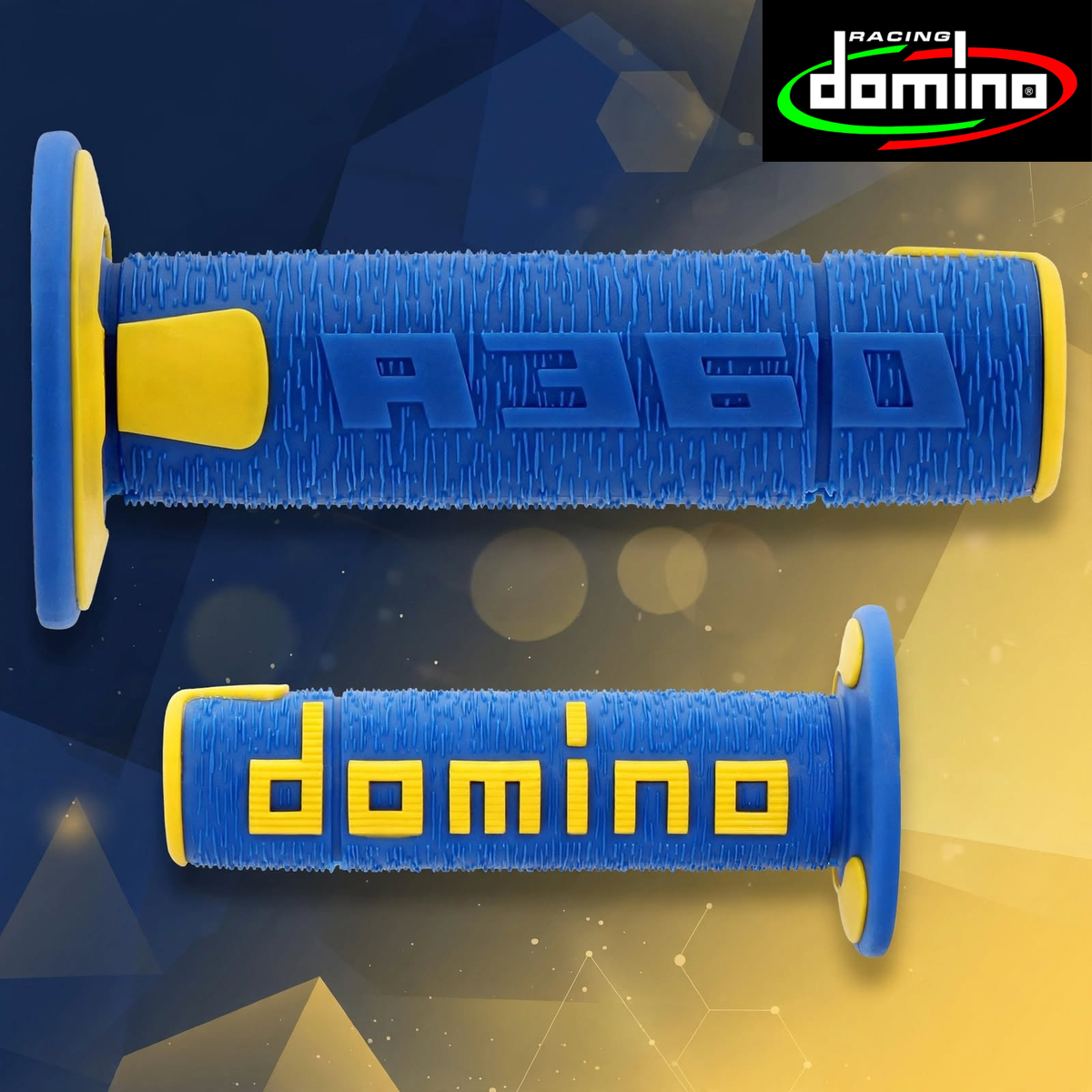 Domino Off-Road Grips BlueYellow (A36041C4847A7-0)