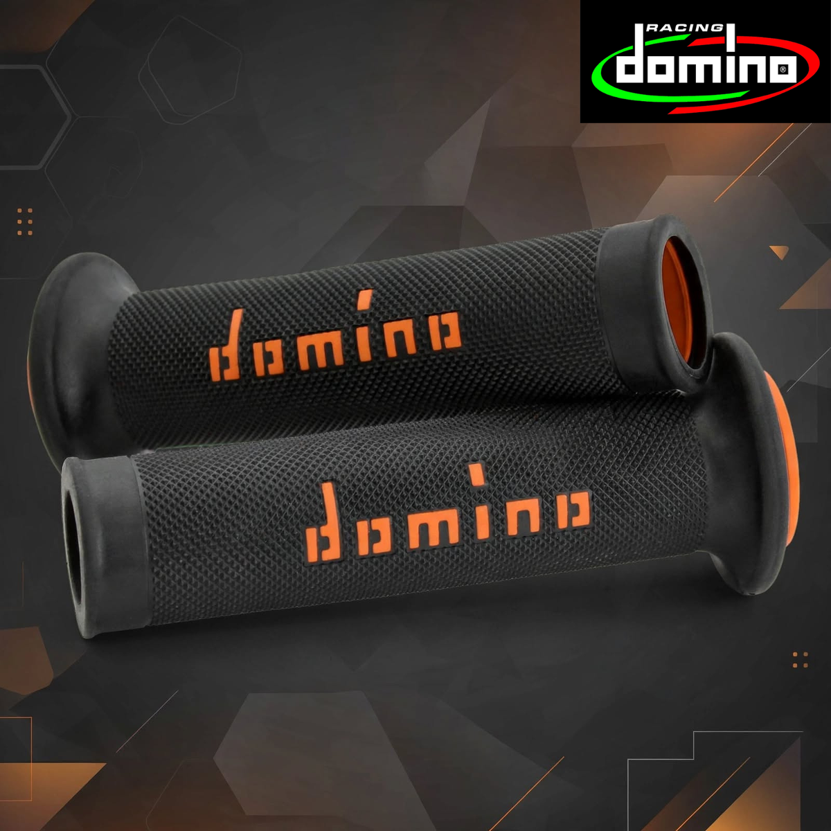 Domino Road Racing Grips (A01041C4540B7-0) - BlackOrange
