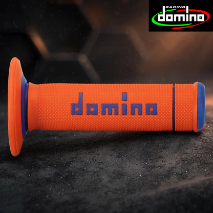 Domino X-Treme Handle-Bar Grips OrangeBlue-A19041C4845A7-0