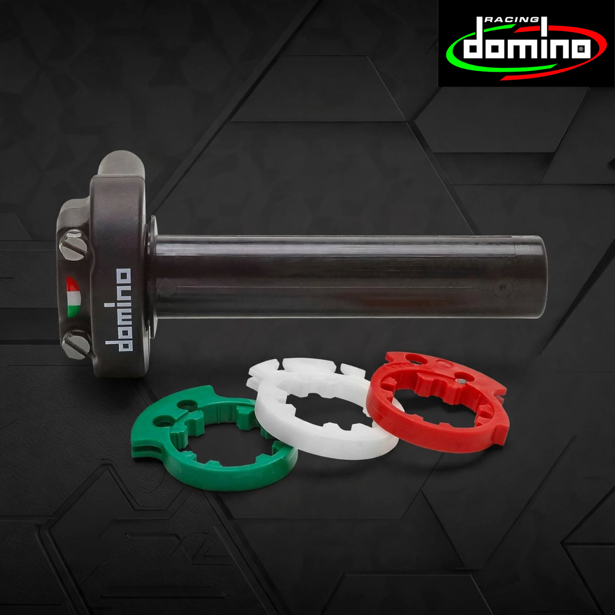 Domino XM2 Black Throttle Control W-O Grips - 5182.03-03