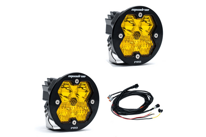 Baja Designs Aux LED - SQUADRONS 2.0 PRO ROUND - Baja Amber (59-7813-2)