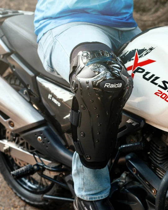 Dual Axis Knee Guard / Shin Guard - Black