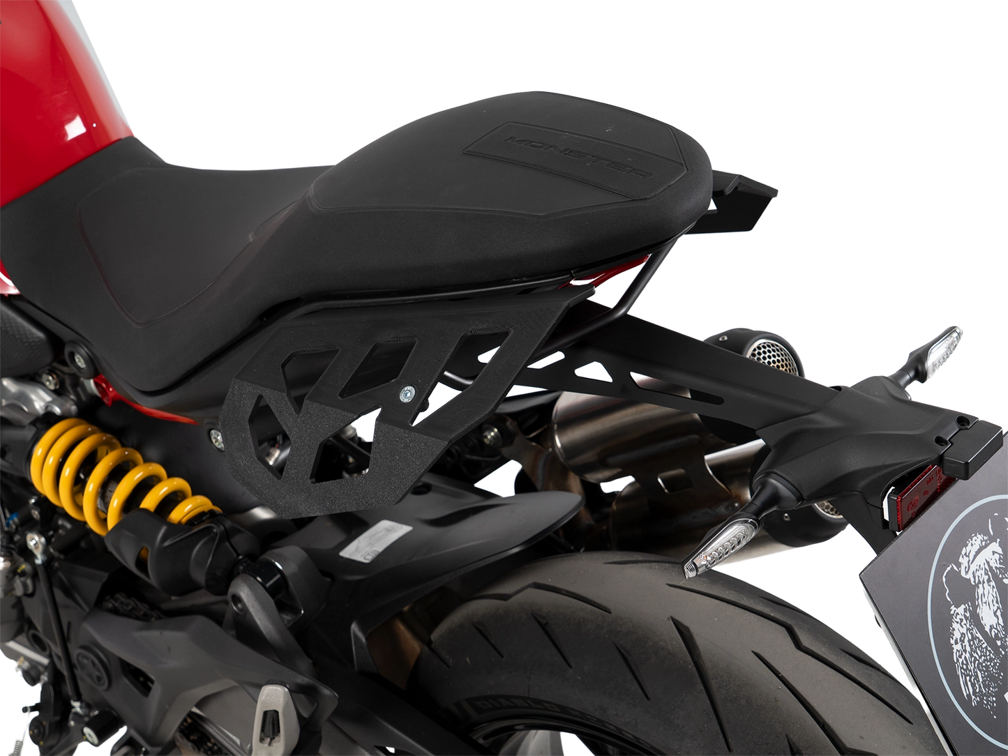 Ducati Monster 890 /+ Protection Luggage Guard Spacers - Hepco Becker - 6717714 00 01