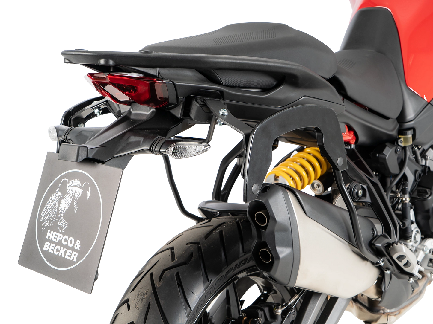Ducati Multistrada V2 / S C-Bow Side Case Carrier (Black) - Hepco Becker - 6307679 00 01
