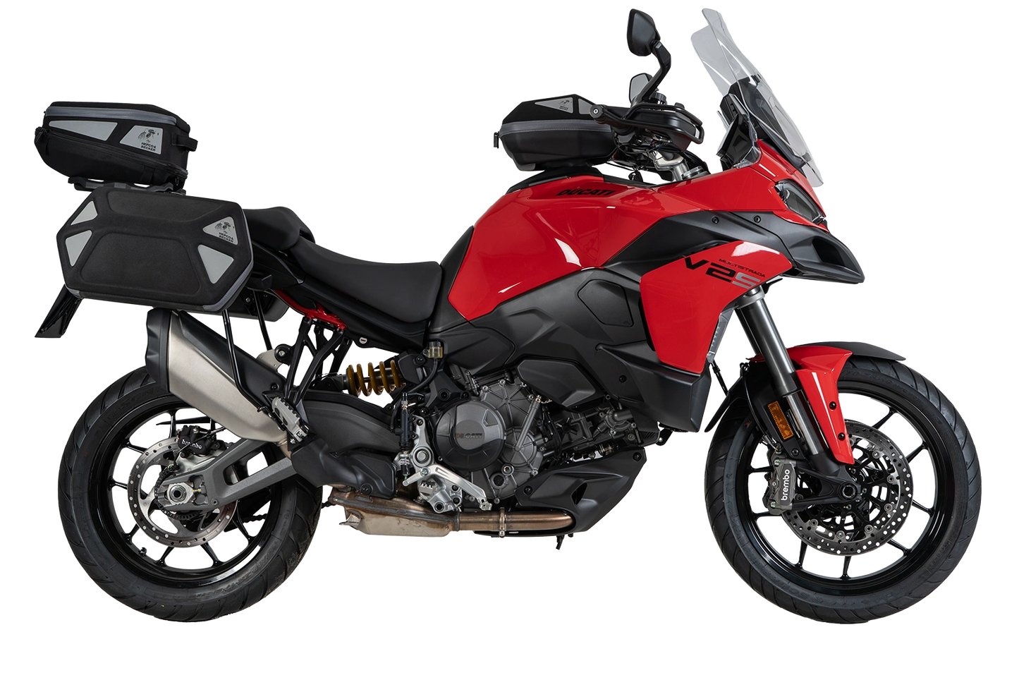 Ducati Multistrada V2 / S C-Bow Side Case Carrier (Black) - Hepco Becker - 6307679 00 01