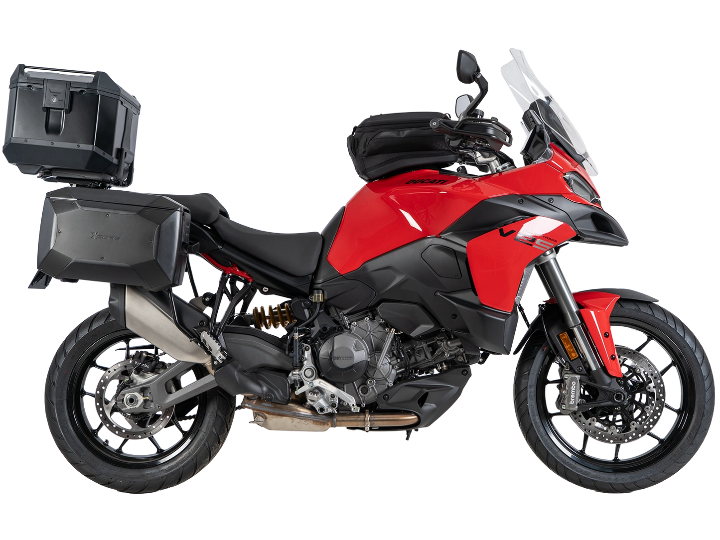 Ducati Multistrada V2 / S C-Bow Side Case Carrier (Black) - Hepco Becker - 6307679 00 01