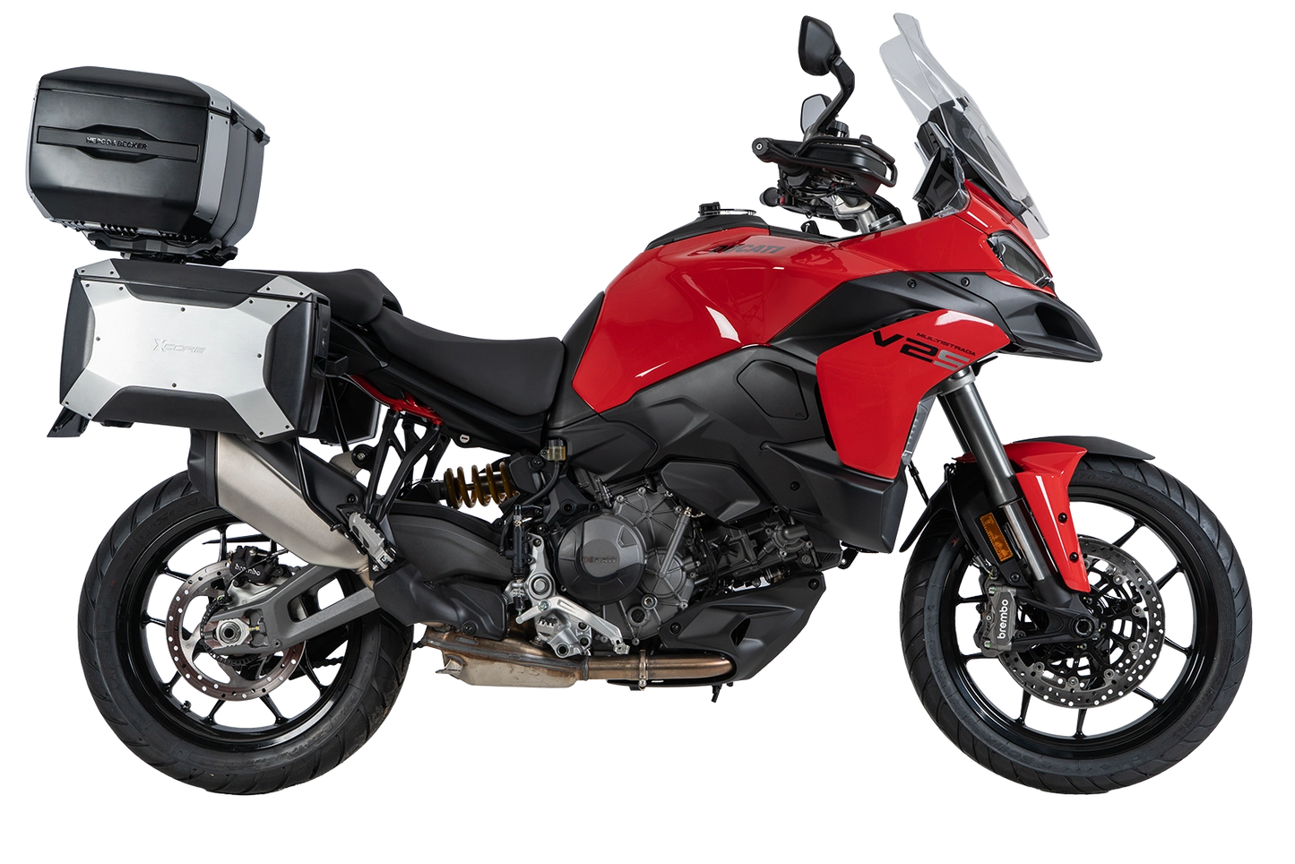 Ducati Multistrada V2 / S C-Bow Side Case Carrier (Black) - Hepco Becker - 6307679 00 01