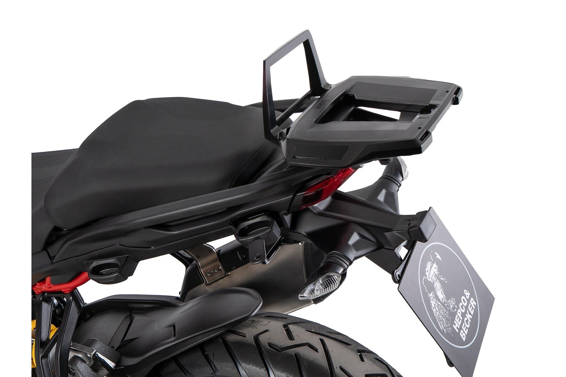 Ducati Multistrada V2 / S Carrier - Topcase Alurack for OEM Rack - Hepco Becker - 6557679 01 01