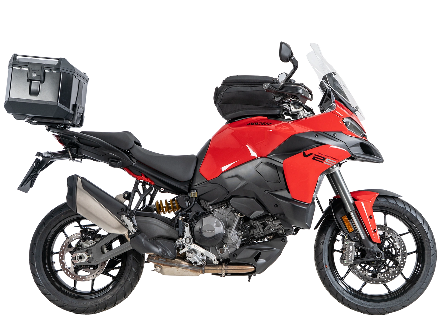 Ducati Multistrada V2 / S Carrier - Topcase Alurack for OEM Rack - Hepco Becker - 6557679 01 01