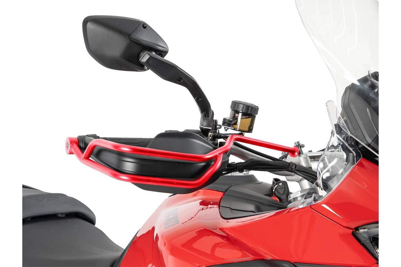 Ducati Multistrada V2 / S Protection - Hand Guard Red - Hepco Becker - 42127679 00 04