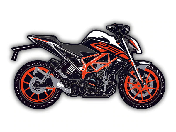 Duke 250 Sticker - Wander Looms - Riders Junction