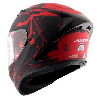 Axor Street DC Batman Helmet  (Dull Red Black) - Riders Junction