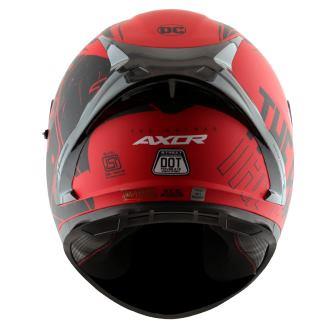 Axor Street DC Batman Helmet  (Dull Red Black) - Riders Junction