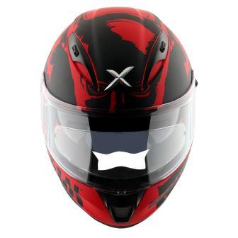 Axor Street DC Batman Helmet  (Dull Red Black) - Riders Junction