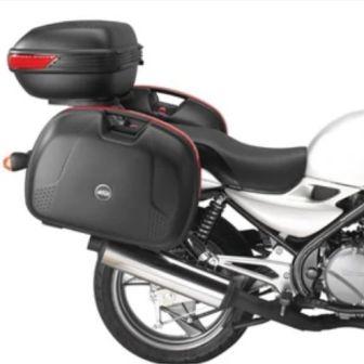 E360 Top-Side Case with Red Reflectors - Givi at Riders Junction