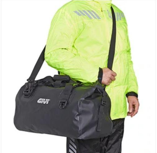 EA115BK Waterproof Cylinder Seat Bag 40 Litres, Black - Givi - RidersJunction
