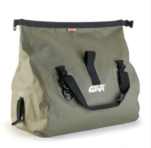 EA115KG Waterproof Cylinder Seat Bag 40 Litres, Khaki Green - Givi - Riders Junction