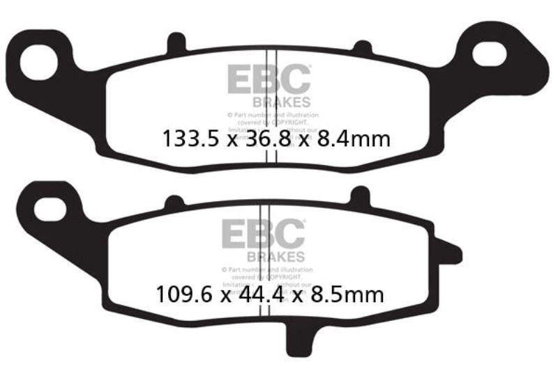 EBC Brake Pads Fully Sintered - (Front)-FA229HH + FA231HH