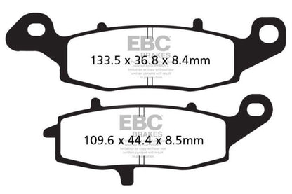 EBC Brake Pads Fully Sintered - (Front)-FA229HH + FA231HH