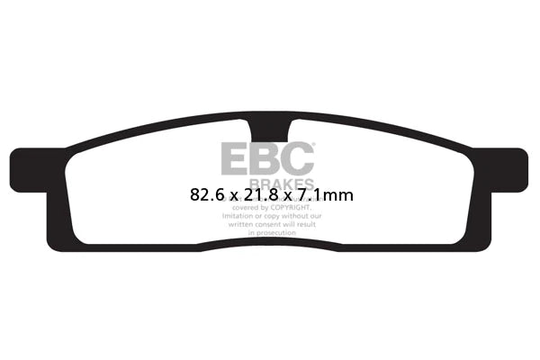 EBC Brake Pads for Bikes - FA119R Sintered - Front (1 Pair)