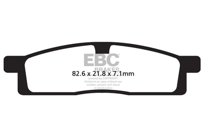 EBC Brake Pads for Bikes - FA119R Sintered - Front (1 Pair)