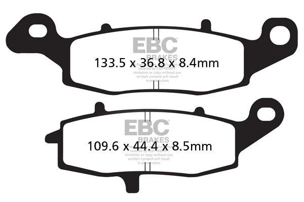 EBC Brake Pads for Bikes - FA231 Organic (Front)