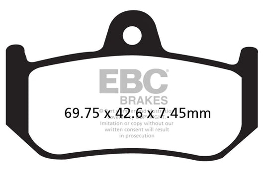 EBC Brake Pads for Bikes - FA320HH Fully Sintered - Rear (1 Pair)