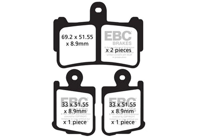 EBC Brake Pads for Bikes - FA499/4HH Fully Sintered - Front