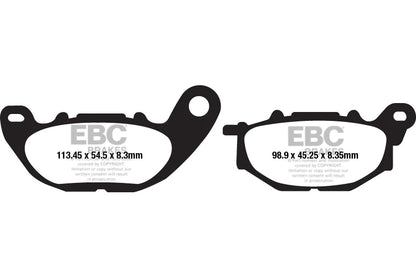 EBC Brake Pads for Bikes - FA663HH Fully Sintered - Front (1 Pair)