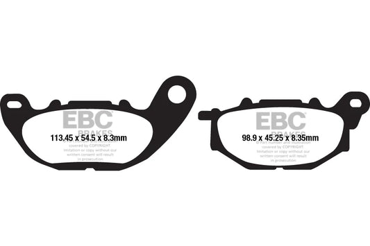 EBC Brake Pads for Bikes - FA663HH Fully Sintered - Front (1 Pair)
