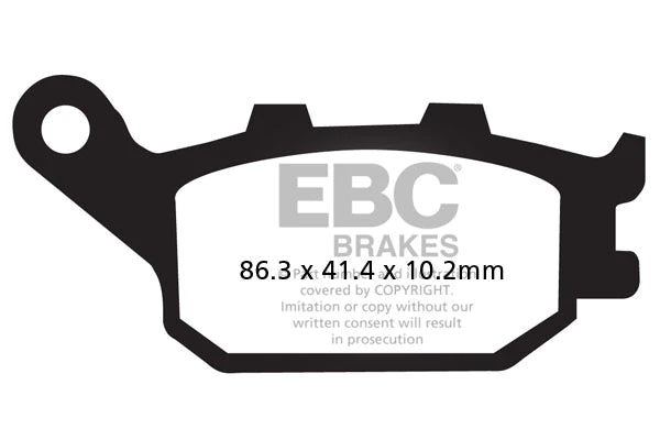 EBC Brake Pads for Bikes - Fully Sintered FA724HH - (1 Pair)