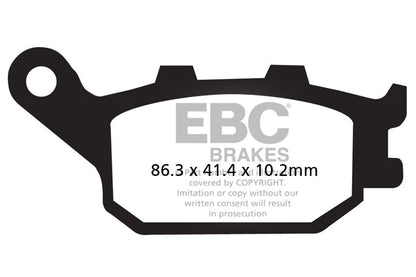EBC Brake Pads for Bikes - Fully Sintered FA724HH - (1 Pair)