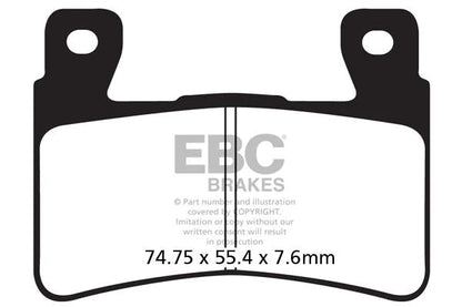 EBC Brake Pads for Bikes - GPFAX296HH Grand Prix - (1 Set)