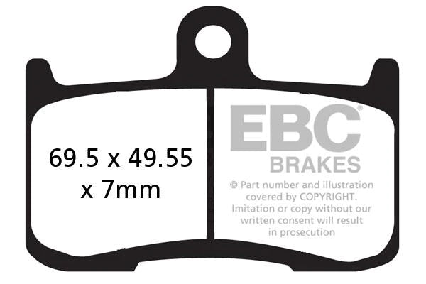 EBC Brake Pads for Bikes - GPFAX347HH Grand Prix - (1 Set)
